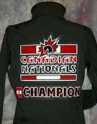 Canadian Ladies Soft Shell Jacket Full Back - Canadian Nationals