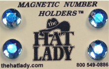 Truly Turquoise Number Magnets - Show Number Magnets