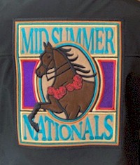 Mid Summer Nationals Black Soft Shell Full Back Jacket or Vest - US Nationals